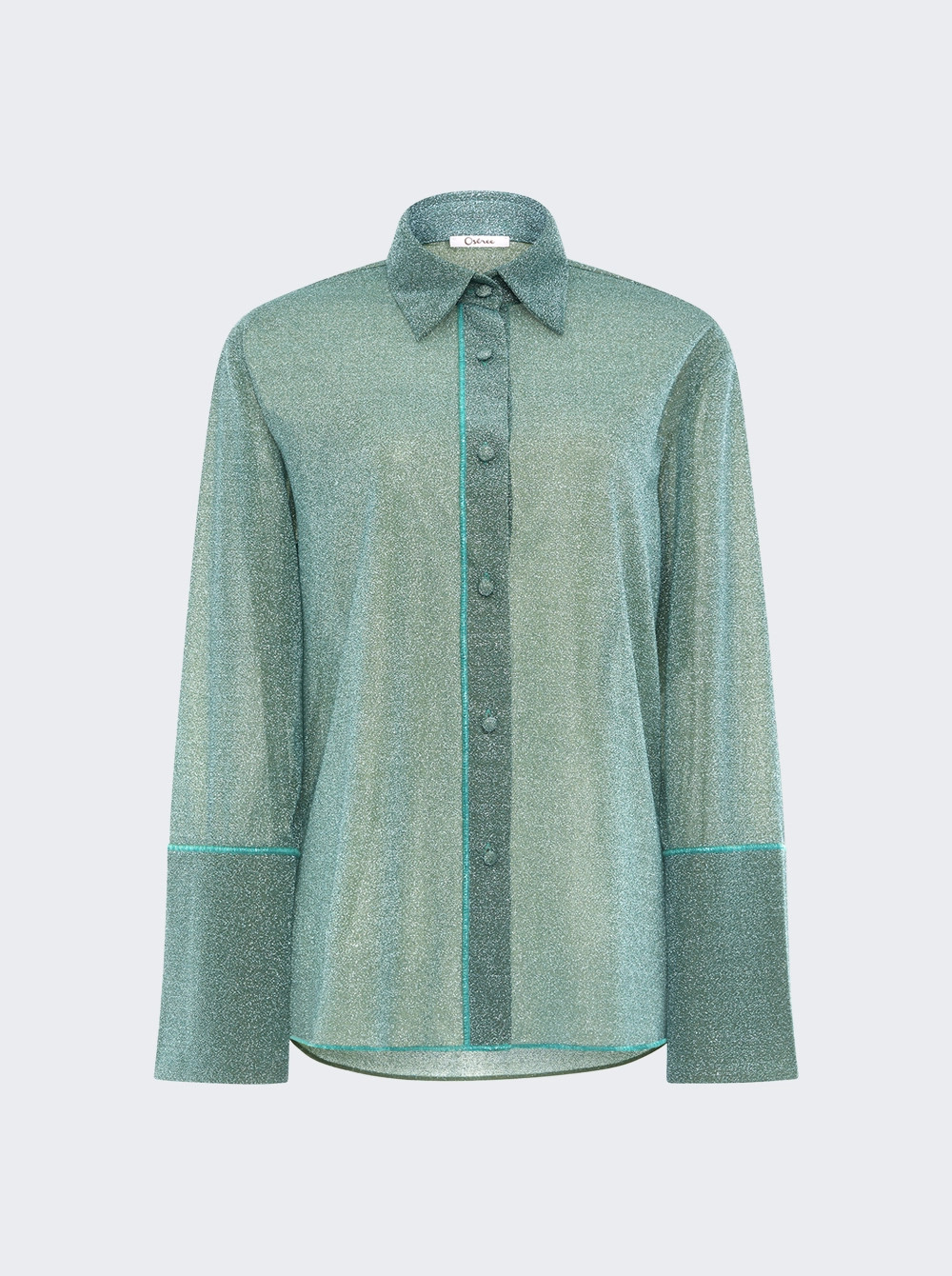 Lumiere Sleeves Shirt Aqua  | The Webster | The Webster