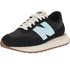 Amazon.com | New Balance Women's 237 V1 Classic Sneaker, Black/Bleach Blue, 8 | Fashion Sneakers | Amazon (US)