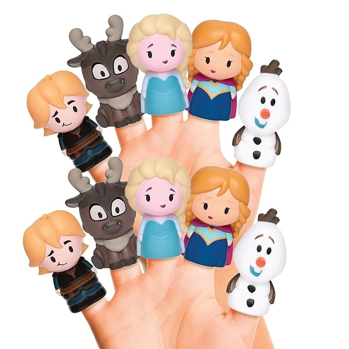 Disney Frozen Bath Finger Puppets, 10 Pc – Party Favors, Educational Play, Bath & Pool Toys, St... | Amazon (US)