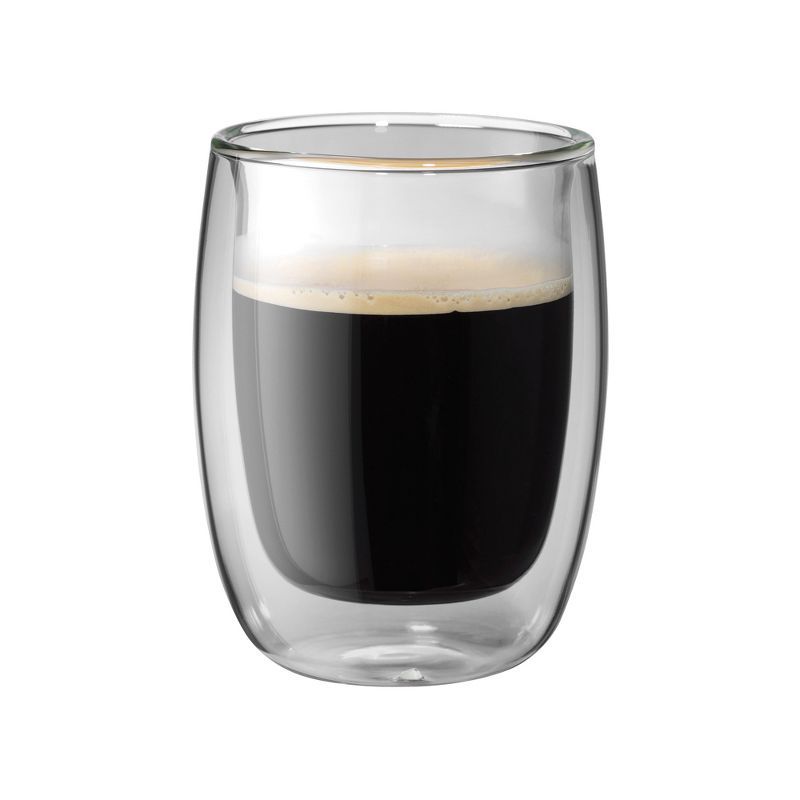 ZWILLING Sorrento 2-pc Double-Wall Glass Coffee Cup Set | Target