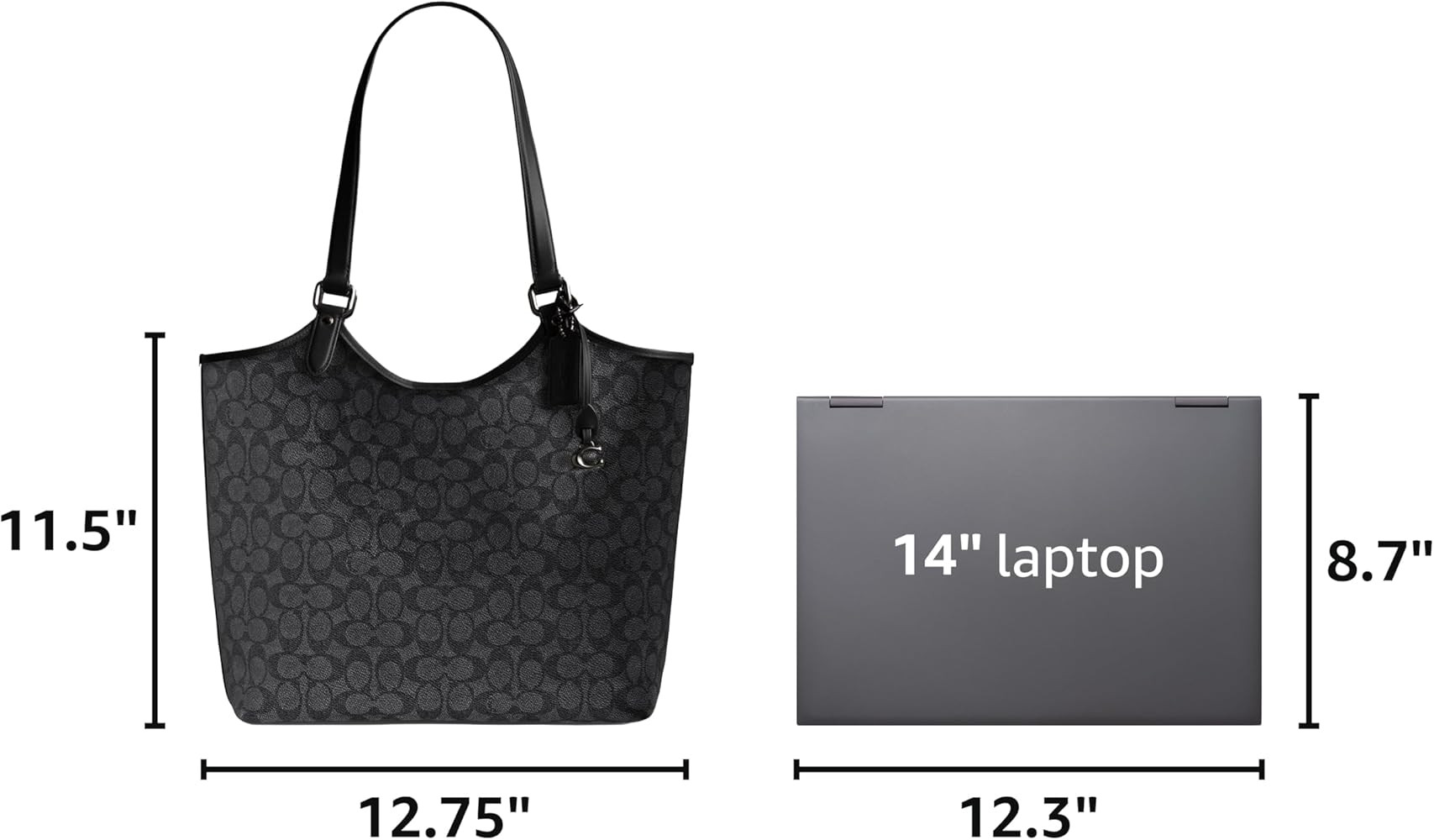 COACH womens Box Program Coated Canvas Signature Day Tote | Amazon (US)