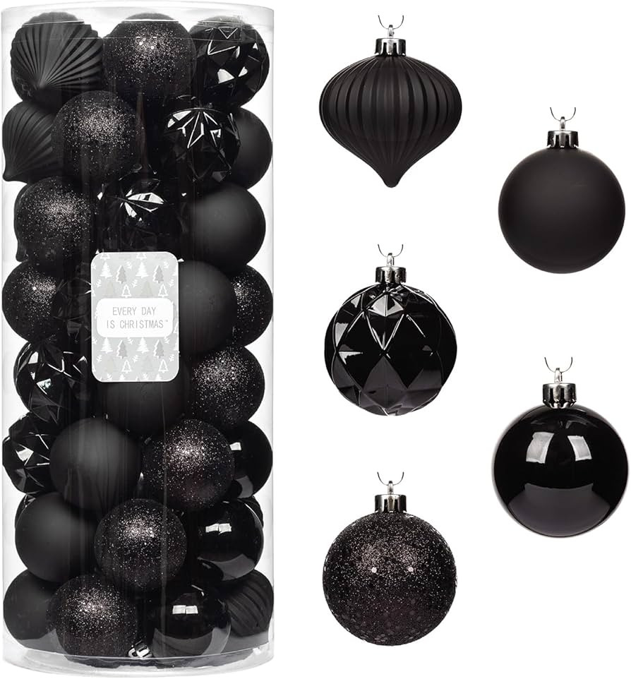 Every Day is Christmas Ornaments, Shatterproof Christmas Tree Ornament Set, Christmas Balls Decor... | Amazon (US)