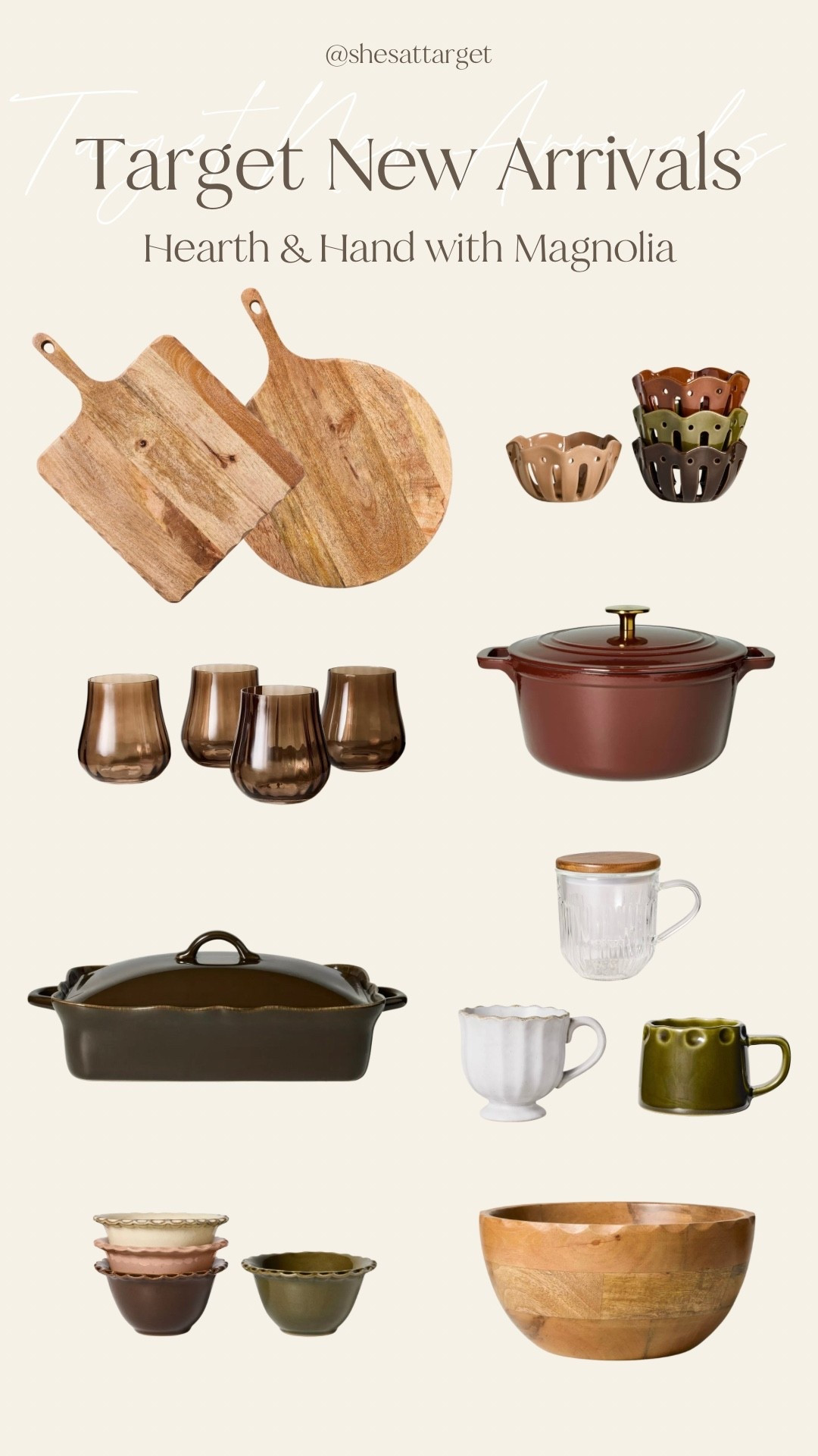 New Hearth & Hand with Magnolia fall collection at Target!! Rounding up my favorites for the kitchen🤎✨

#LTKSeasonal #LTKHome