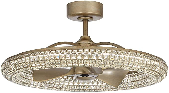 Parrot Uncle Ceiling Fans with Lights and Remote Modern Chandelier Ceiling Fan with LED Light Cry... | Amazon (US)