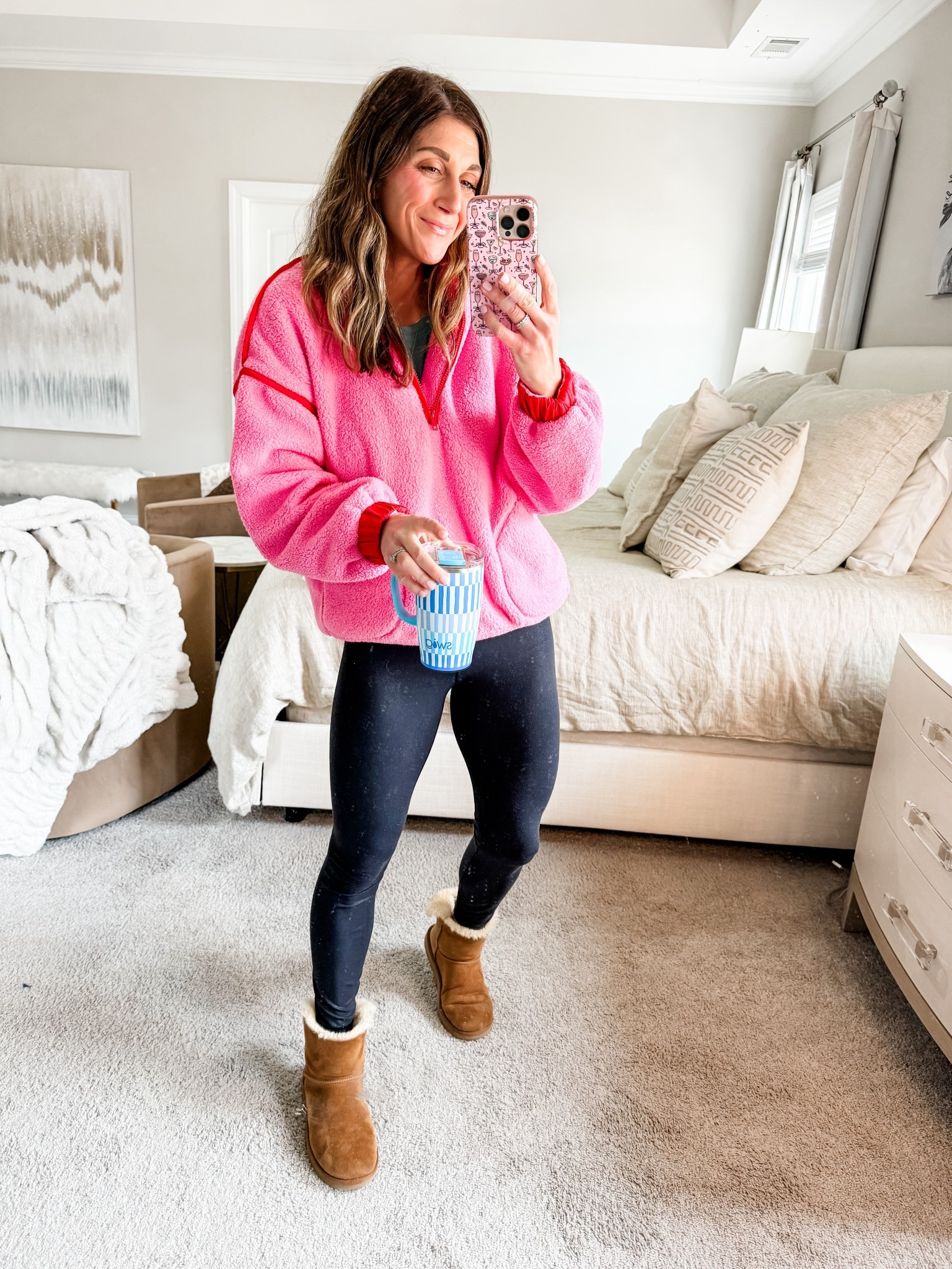 Pullover is Pink Lily but sadly sold out. Linked similar options that I have from Amazon as well. Size medium. (Pink Lily is also having a big sale 30-40% off). 

Tee is Athleta With Ease Crop tee. Exact color sold out but comes in others and on sale in a few! Size small

Leggings are Lululemon align shine leggings. Comes in 2 colors currently. Size 6, 25in

Uggs, necklace and loopy phone case also linked. Code: watsonansley10 for 10% off

Click here to shop!

Leggings | Lululemon | pullover | daily | sweatshirt | Sherpa | Uggs | tee | athletic | athleisure | boots | comfy | Athleta | mom | ootd | loopy phone case | sale 



#LTKootd #LTKActive #LTKmomlife