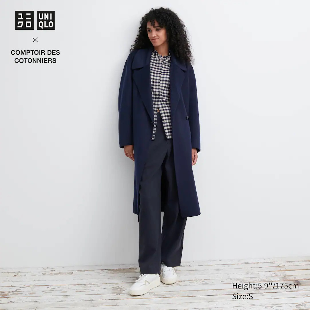 Wool Blend Wrap Coat | UNIQLO (UK)