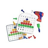 Educational Insights Design & Drill Patterns & Shapes Drill Toy, 58 Pieces with Toy Drill, Presch... | Amazon (US)