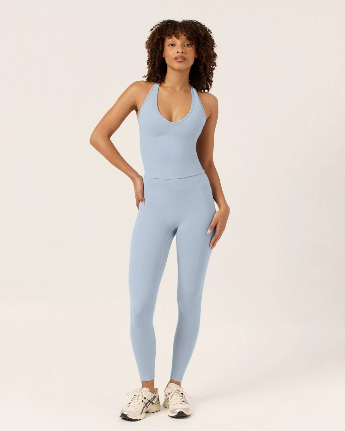 Form Invisible Scrunch Leggings | Dusty Blue | Crop Shop Boutique US