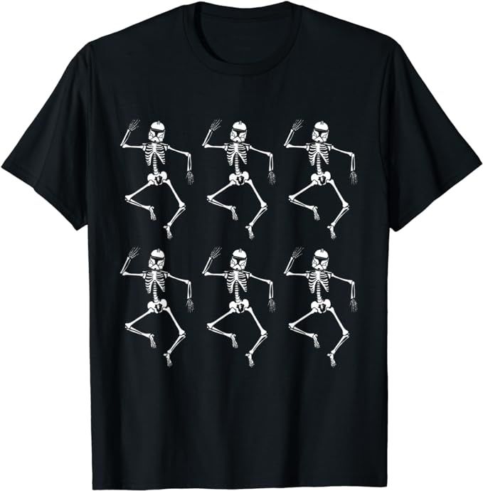 Star Wars Clone Trooper Dancing Skeletons Halloween T-Shirt | Amazon (US)