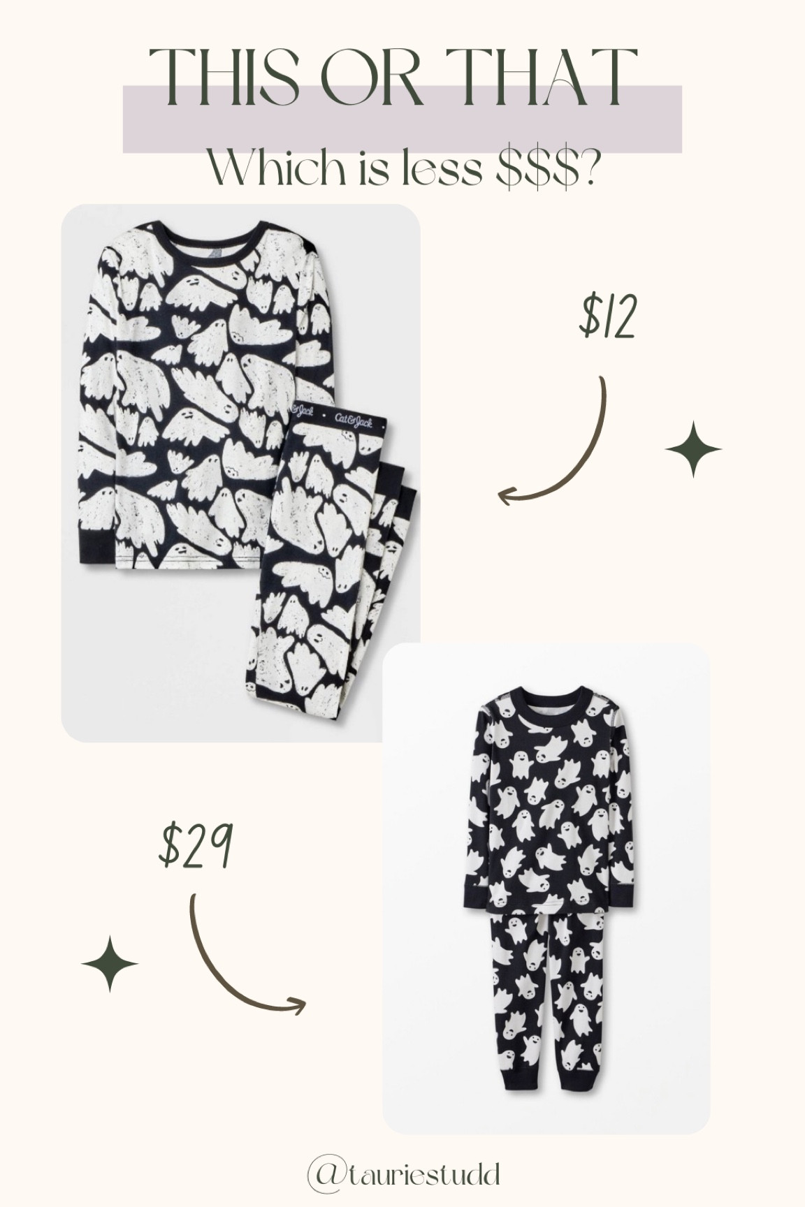 This or that // splurge or save // Halloween pajamas for toddlers and kids 👻 

#LTKbaby #LTKkids #LTKSeasonal