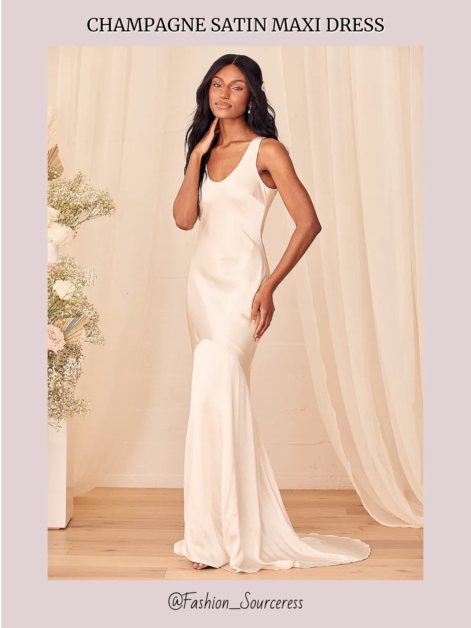 Love All of Me Champagne Satin … curated on LTK