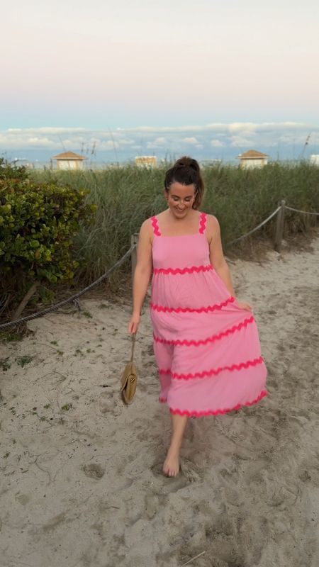 Ric Rac is EVERYWHERE right now! Took this little pink ric rac vacation dress to Miami last month. Not only is it such a fun color and pattern, but it’s super comfortable for just throwing on for a laid back vacation dinner.

Wearing M - runs pretty true to size (if anything, a little loose) and I normally wear a 6/8.



#vacationstyle #vacationdress #miami #miamioutfits #beachvacationoutfits #ricrac #pinkdress #size8fashion #styleover30

Pink ric rac dress, ric rac trend, spring style trends, vacation outfits, vacation style over 30, vacation dresses, what I wore in Miami, confete

#LTKSeasonal #LTKVideo #LTKtravel