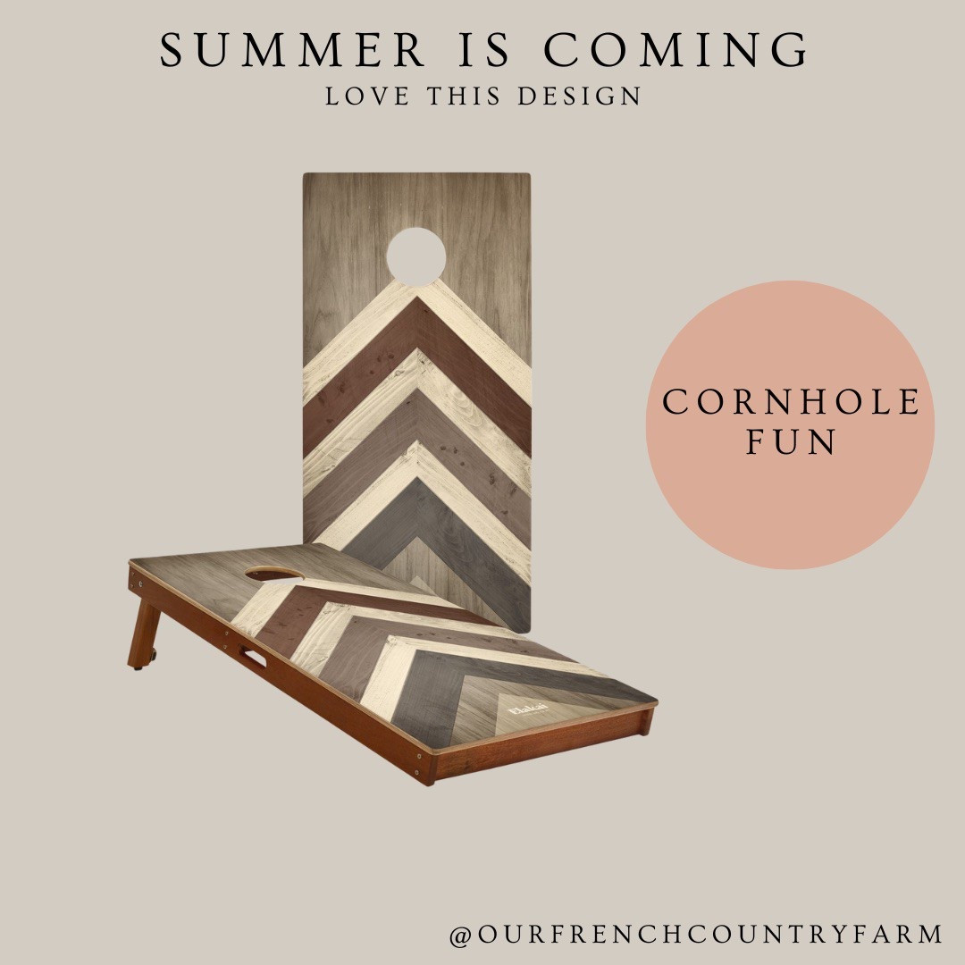 We love to play corn hole as a family during the summer months!  I love that any age can play!  This design is in my cart!  Added a few others too!

#LTKFamily #LTKHome