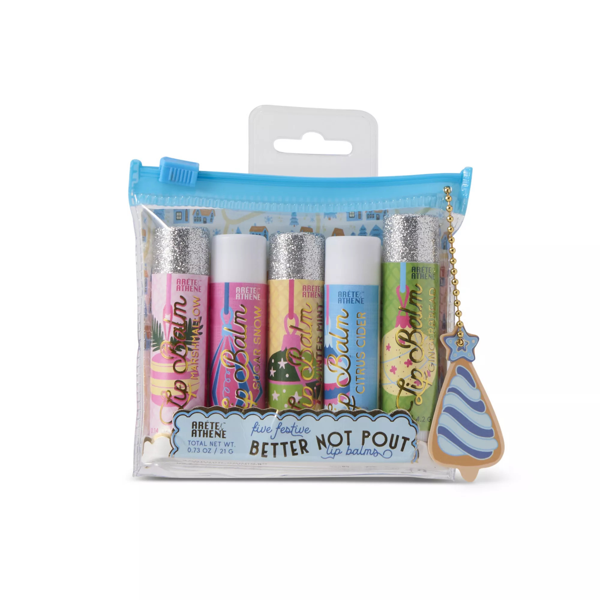 Arete Athene Five Festive Better Not Pout Lip Balms Lip Balms | Kohl's