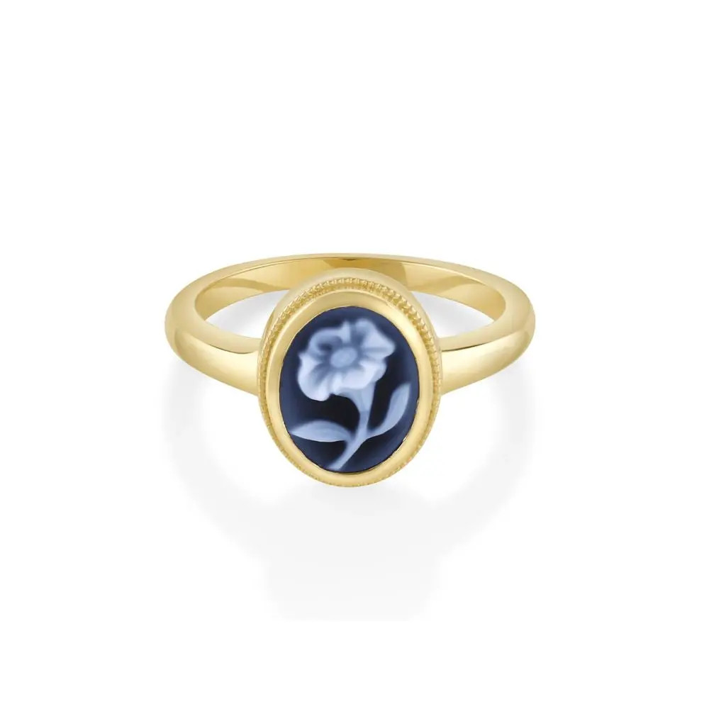 Forget Me Not Cameo Ring - Marrow Fine | Marrow Fine