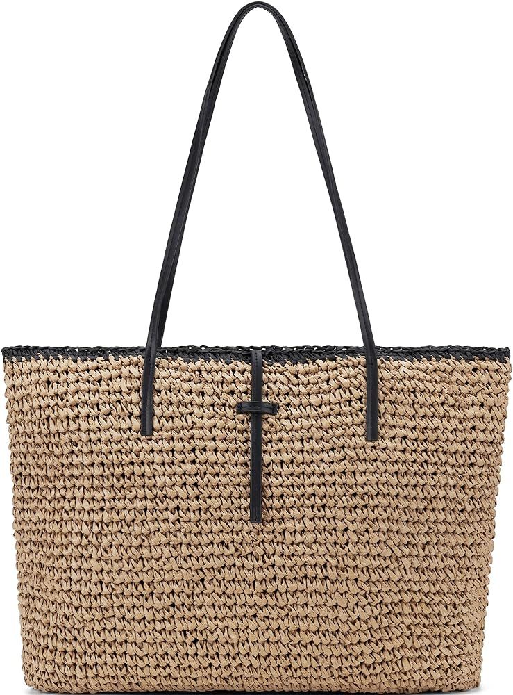 Extra Large Straw Beach Bag The Tote Bag for Women Beach Purse Shoulder Crochet Straw Clutch Bags... | Amazon (US)