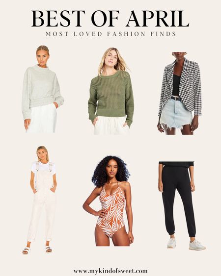 Your Most Loved Fashion Finds for April. The Revolve Dunbar Sweatshirt is so comfy and the Bloomingdale’s Fleece Jogger Pants are the perfect addition for a cozy outfit. Don’t forget the cutest Target One Piece Bathing Suit for summer!

#LTKSwim #LTKStyleTip

#LTKSeasonal