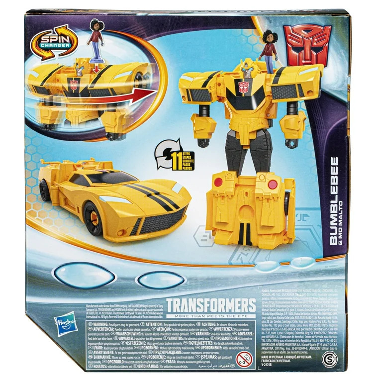 Transformers: Earthspark Bumblebee and Mo Malto Kids Action Figure, for Boys and Girls Ages 6+ - ... | Walmart (US)