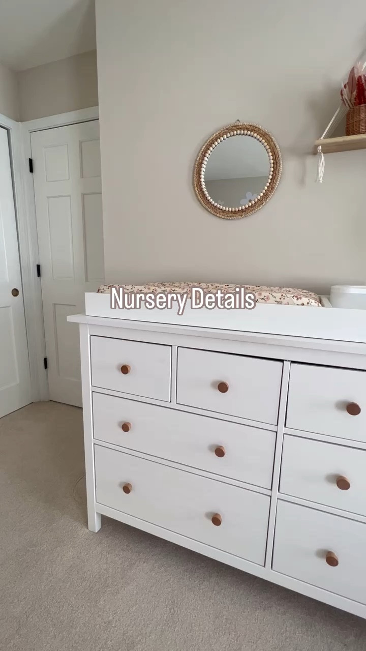 Nursery details. 
Girl nursery. Baby nursery. Boho chic nursery. Daisies  

#LTKbaby #LTKfamily #LTKkids