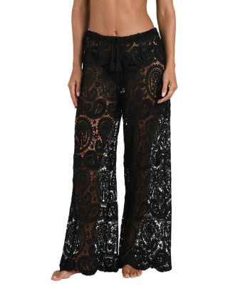 Geraldine Paisley Crochet Cover-Up Pants | Bloomingdale's (US)