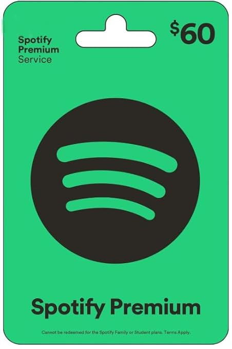 Spotify Gift Card $60 | Amazon (US)