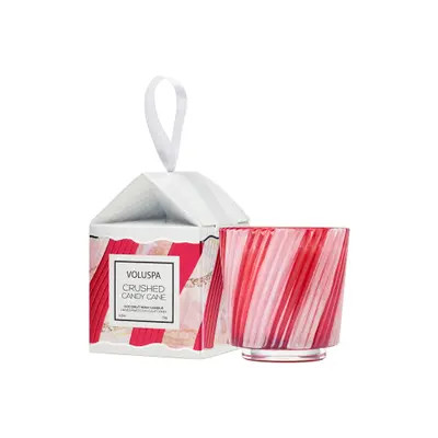Voluspa Crushed Candy Cane Pedestal Ornament Candle at Nordstrom | Nordstrom