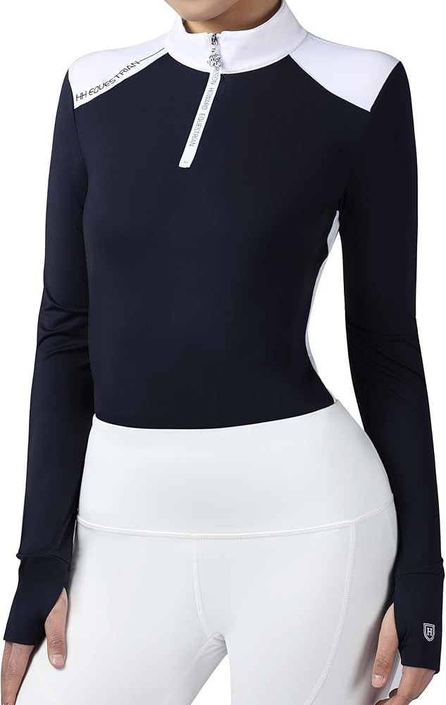 Harrison Howard Women's Horse Riding Shirt Equestrian Show Shirt Horseback Riding Shirts for Wome... | Amazon (US)