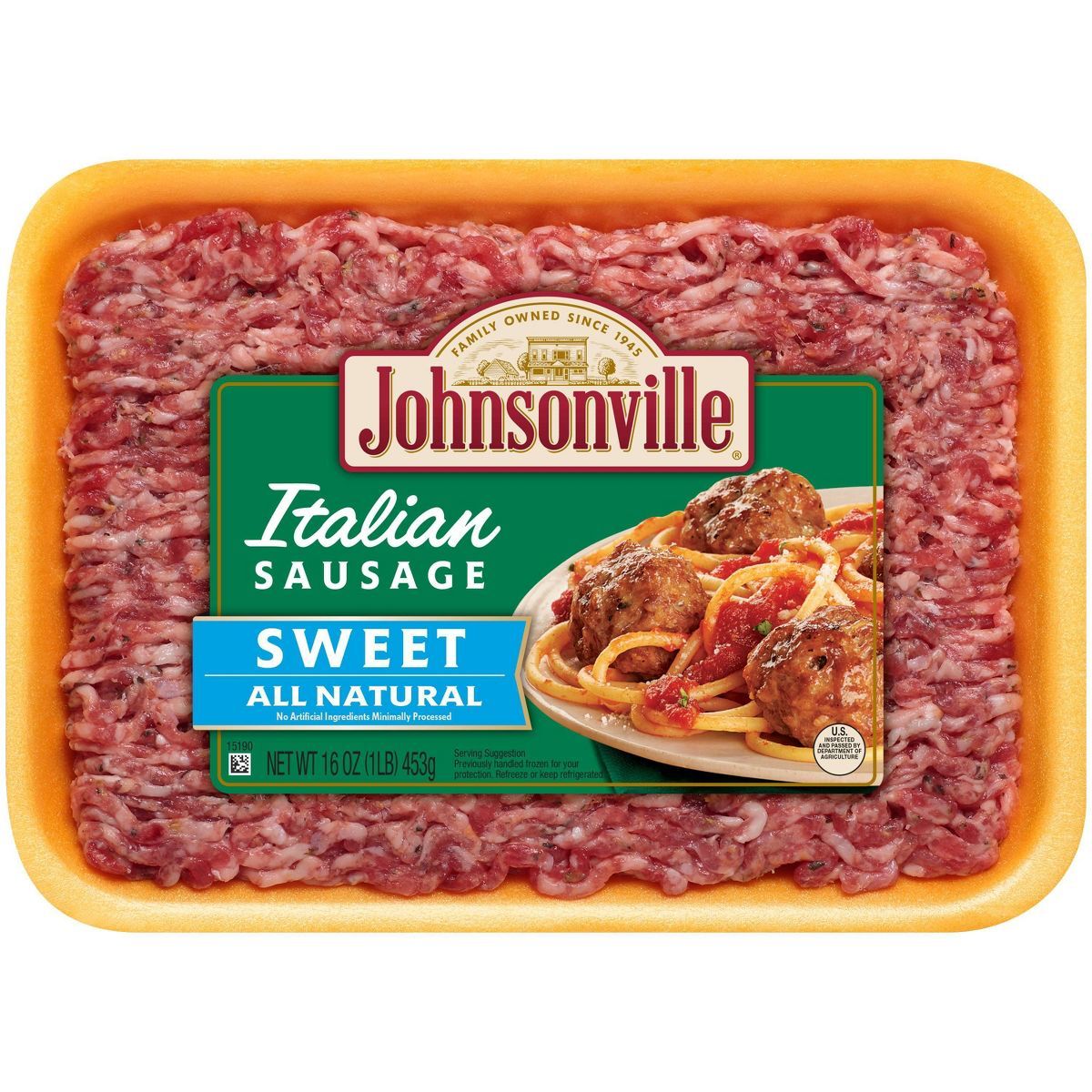 Johnsonville Sweet Italian Ground Sausage - 16oz | Target