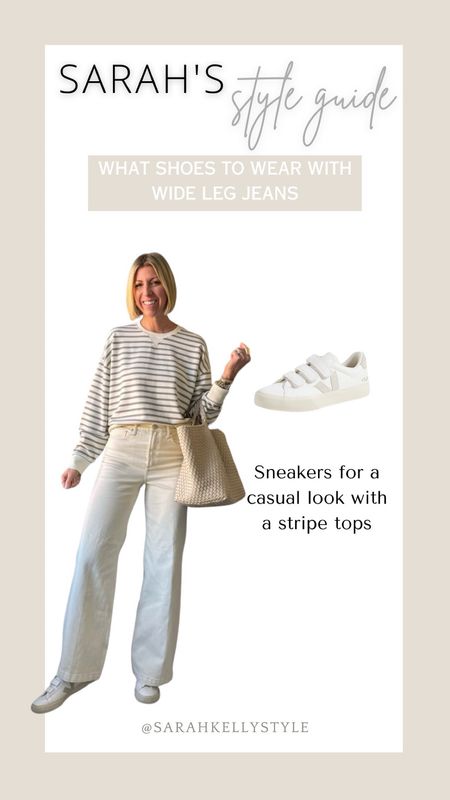 What shoes to wear with wide leg jeans 

#LTKover40 #LTKstyletip #LTKSeasonal