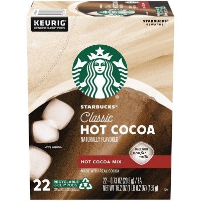 Starbucks Keurig K-Cup Classic Hot Cocoa - 22ct/16.2oz | Target