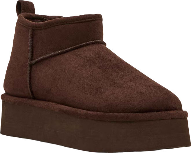 Madden Girl Women's Brave Cozy Mini Platform Booties - Macy's | Macy's