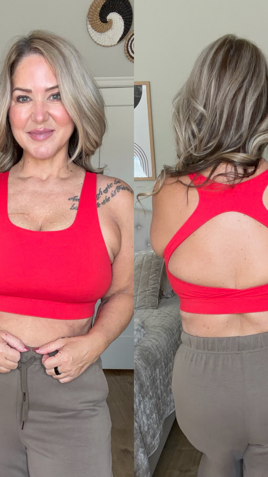 Thanks to @mommasinpajamas for the great recommendation 

I wear size large. 
Also wearing size large in the pants and xl in my sweatshirt 

#LTKOver40 #LTKfitnessgoals #LTKActive