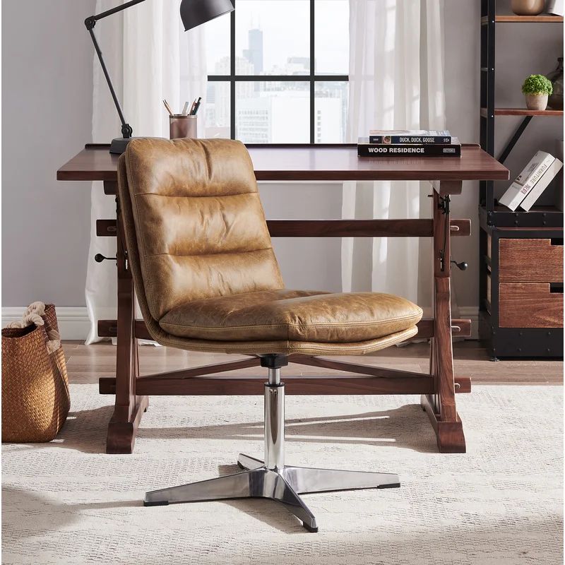 Whiting Genuine Leather Task Chair | Wayfair North America
