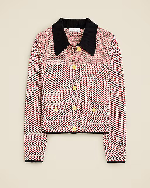 Sweater lady jacket in herringbone | J. Crew US