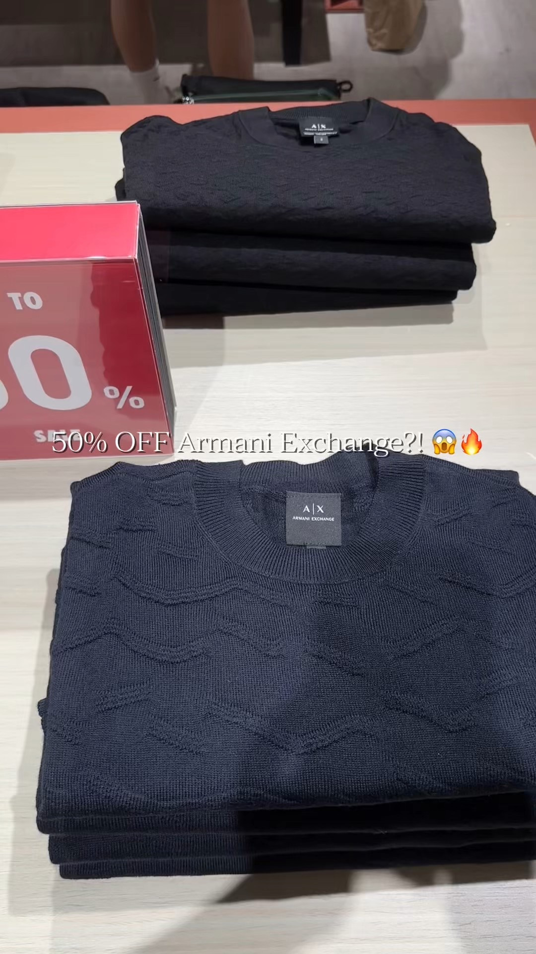 🚨 50% OFF ARMANI EXCHANGE! 🚨
For MEN 🔔

I can’t believe this A|X Geometric Pattern Knit just hit half off! 😱 The textured geometric print gives such a modern, elevated edge to a classic crew neck. It’s that perfect mid-weight knit that looks just as good with tailored trousers as it does with your favorite denim. 👖✨

Fit Tip: It runs true to size with a clean, urban fit. If you want a more relaxed "streetwear" look, I’d suggest sizing up! ☁️

Why buy now: Armani Exchange public sales move FAST. 🏃‍♀️💨 This is one of those timeless pieces you'll wear every winter, so grab it while the 50% discount is live!

#LTKmens #ArmaniExchange #DesignerSale #WinterStyle2026 #GeometricKnit #LTKsalealert #StreetwearStyle

#LTKMens #LTKSaleAlert #LTKFindsUnder100