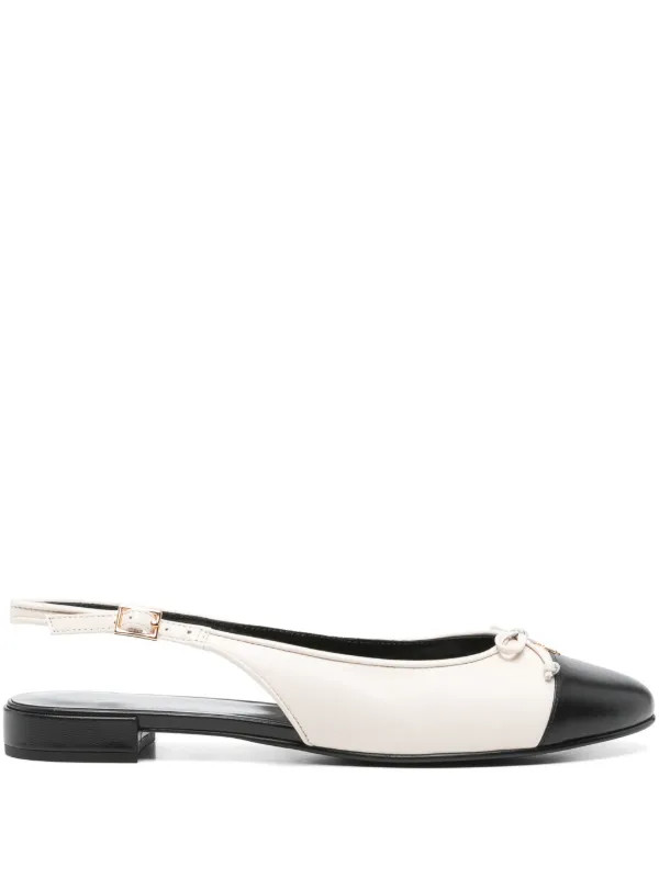 cap-toe slingback ballet flats | Farfetch Global