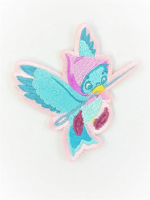 i9 Cinderella Bluebird with Needle Iron On Patch Embroidered Applique | Amazon (US)