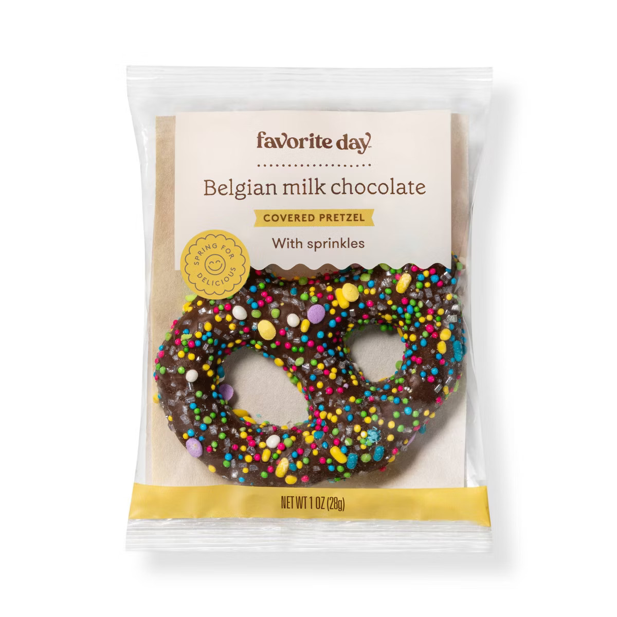Spring Easter Belgian Milk Chocolate Covered Individual Pretzel Twist - 1oz - Favorite Day™ | Target