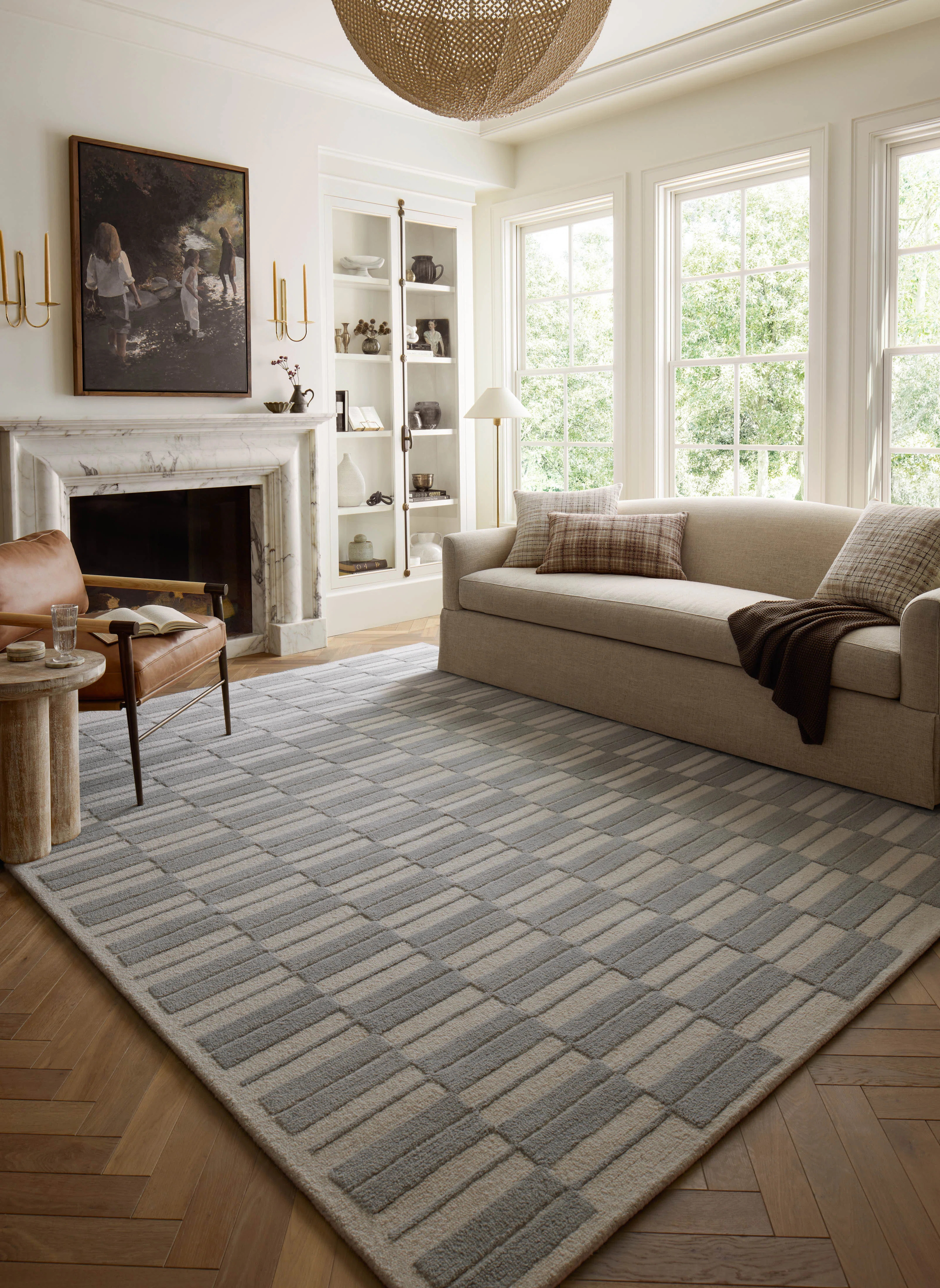 Chris Loves Julia x Loloi Bradley Ivory / Gray Area Rug & Reviews | Wayfair | Wayfair North America
