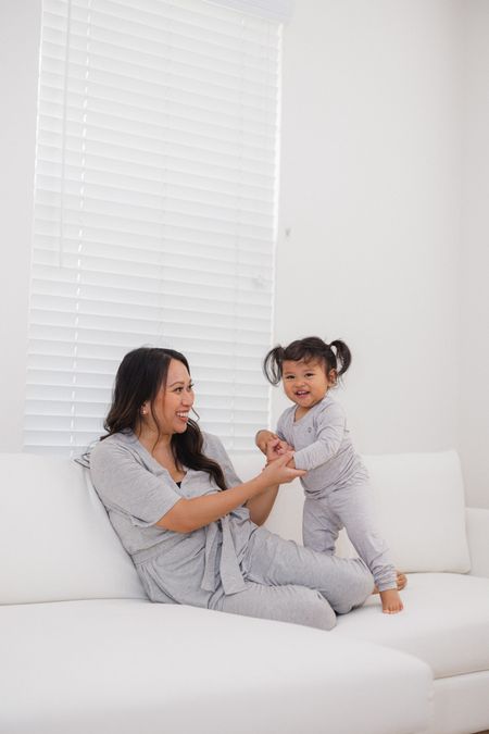 We are absolutely loving our Basics Bamboo cotton jammies from @nest_designs and they’re straight from
the SP/SU Collection! 💕 Not only do we love how we can match, but we love how soft, breathable, and cute they are! 
Shop our outfits via the @Shop.LTK for exact products and more! 

#mommyandme #matchingoutfits #mommyandmestyle #mamastyle 

#LTKfamily #LTKkids