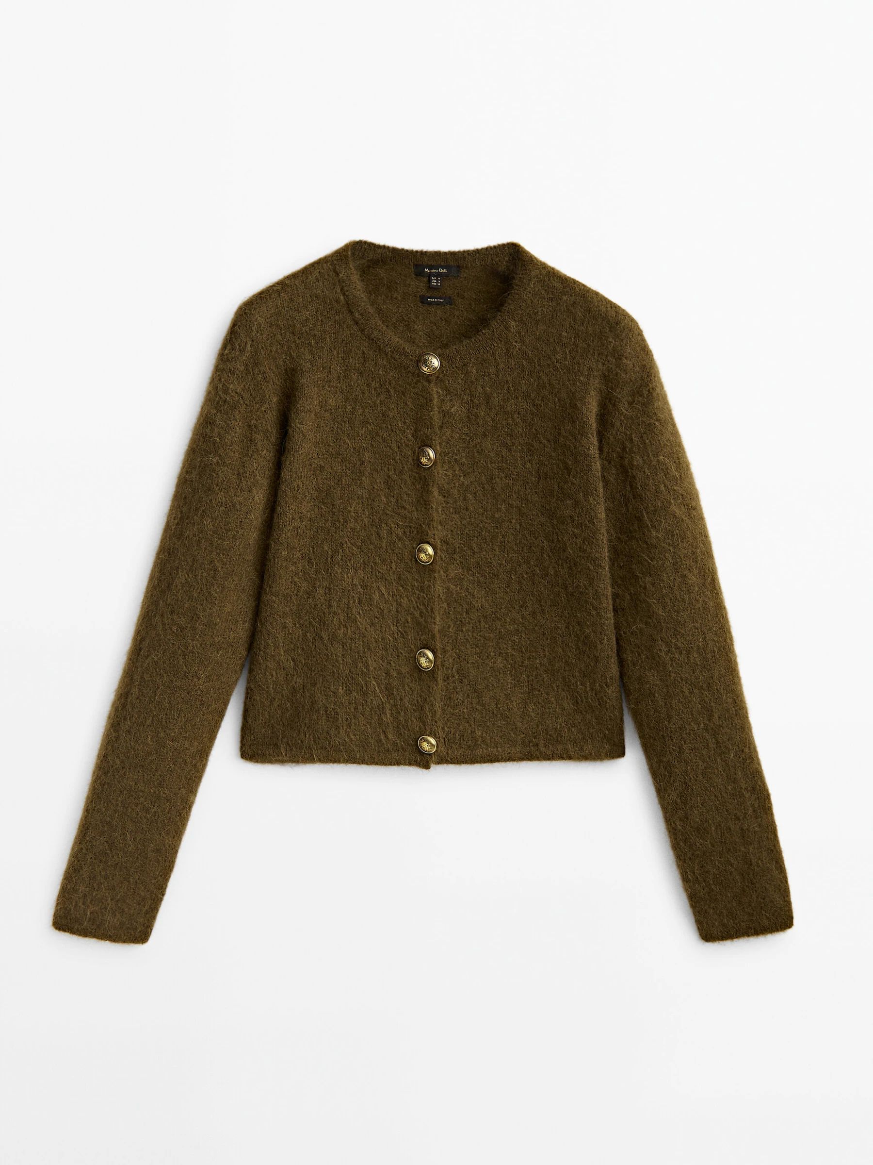 Knit cardigan with buttons | Massimo Dutti (US)