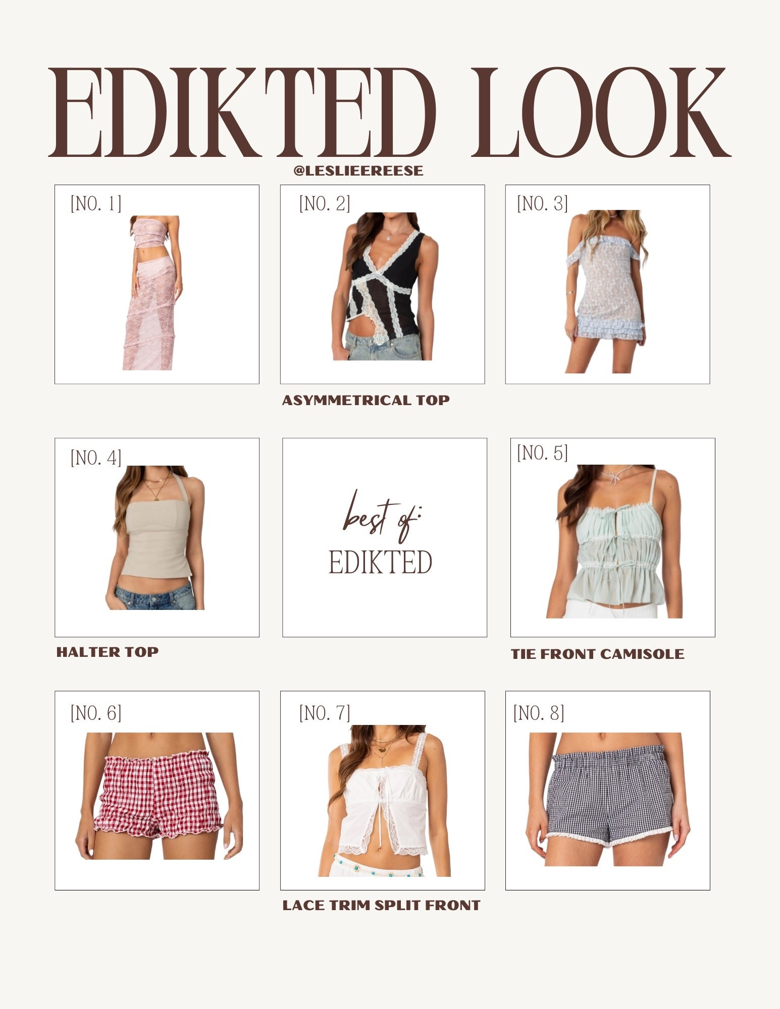 Casual summer outfits from Edikted 🌸 

Tops: XS
Bottoms: XS

#LTKootd #LTKSeasonal #LTKSaleAlert