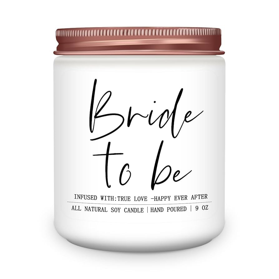 Bride to Be Gifts for Women,Unique Engagement Anniversary Wedding Candles Gift for Her,Bridal Sho... | Amazon (US)