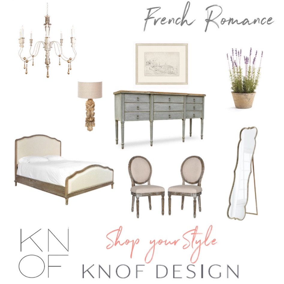 FRENCH ROMANCE | Refined, yet effortless. Rustic woods, decorative wrought iron, gold accents, a calming color palette and a healthy dose of antiques set the stage for a Provincial French home.
 
Bring out the linen, lavender, Toulouse rattan and Cabriole legs. This is a subtle yet sophisticated style that imbues a sense of warmth and home

#LTKover40 #LTKhome #LTKstyletip
