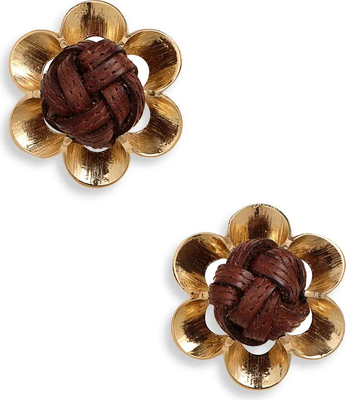 Gas Bijoux Nao Leather Earrings | Nordstrom | Nordstrom