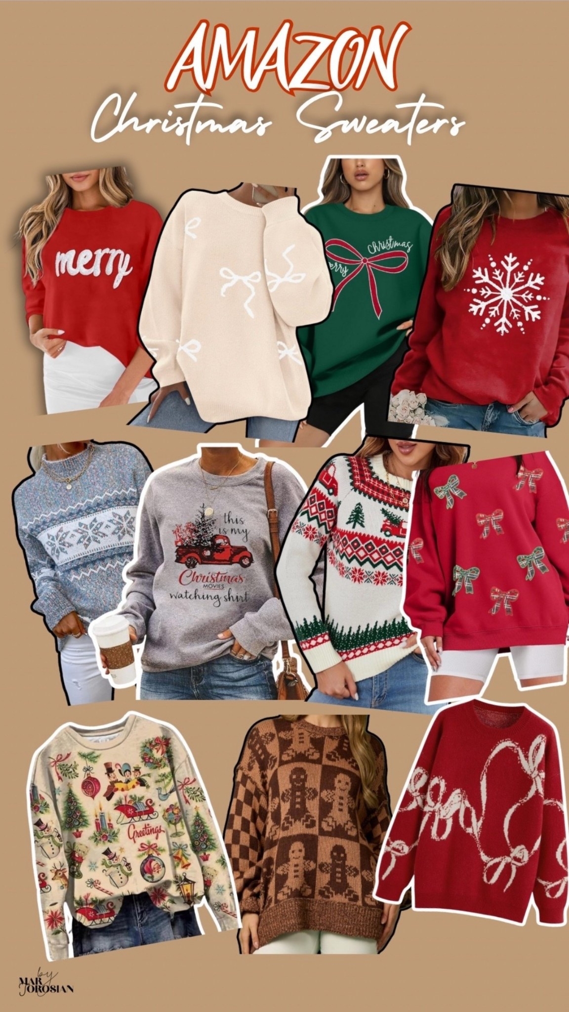 Amazon Christmas/holiday graphic sweaters 

#LTKFindsUnder50 #LTKHoliday #LTKGiftGuide