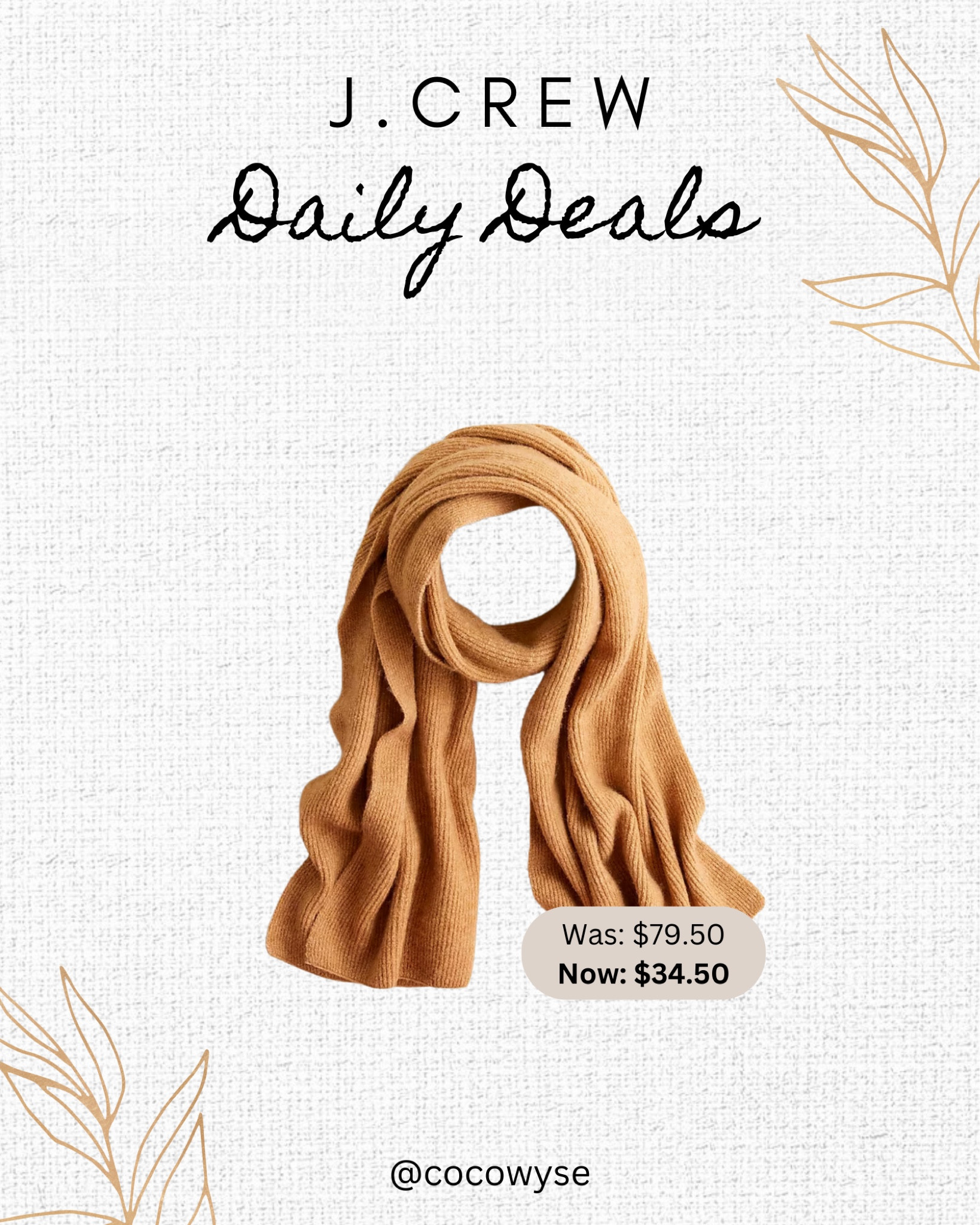 J.Crew Daily Deal!

#LTKCyberWeek #LTKHolidaySale #LTKSeasonal