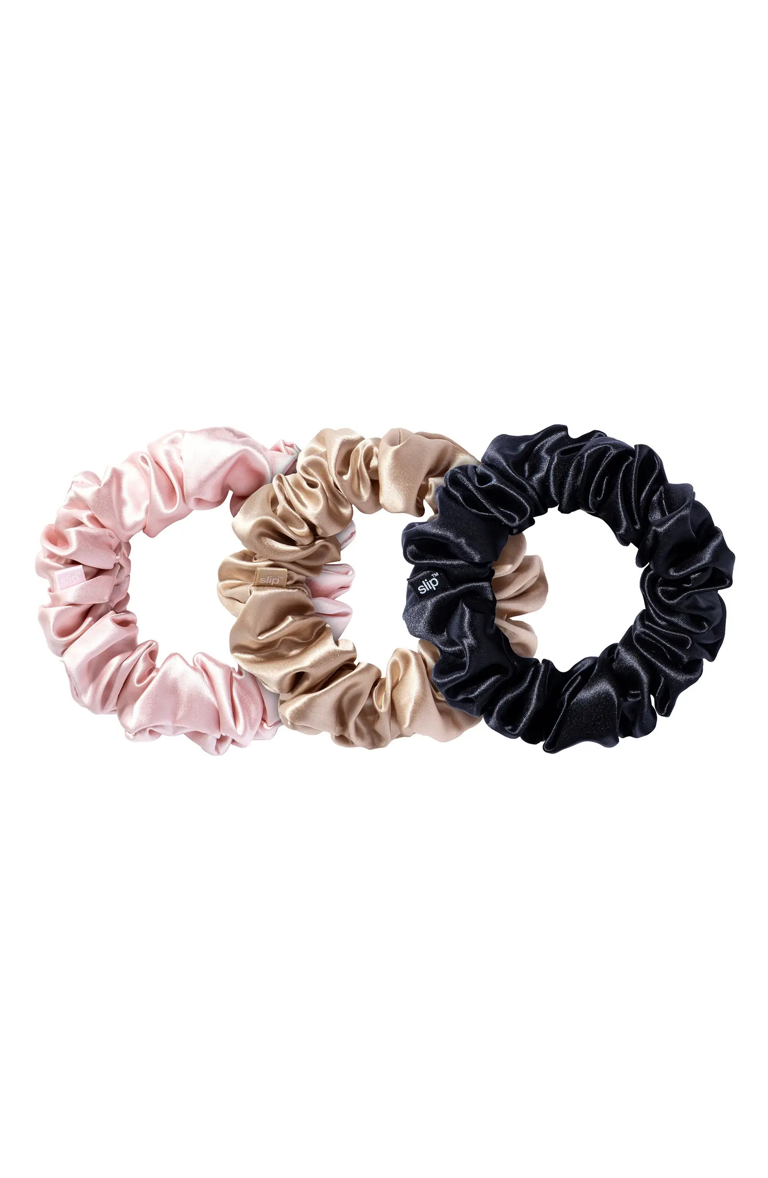 3-Pack Large Silk Scrunchie Set | Nordstrom