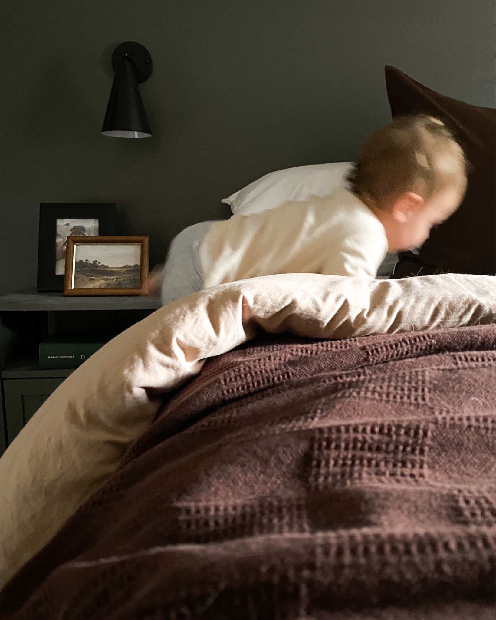 Moody bedroom
 Green bedroom. Brown bedding. Amazon bedding finds. Traditional bedroom. Vintage bedroom. Fall bedroom 

#LTKfindsunder100 #LTKstyletip #LTKhome