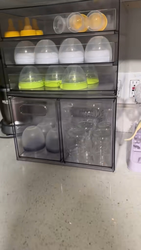 Baby bottle station keep everything organized and clean 

#LTKBaby #LTKHome #LTKFindsUnder50